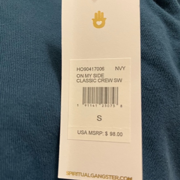 Spiritual Gangster The Universe Is On My Side Classic Sweatshirt Small - Picture 6 of 9